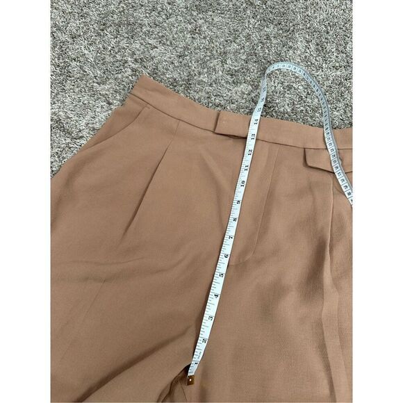 NWT Madewell The Rosedale High-Rise Straight Pants Crepe Carved Wood Tan 14 Tall - Picture 11 of 14